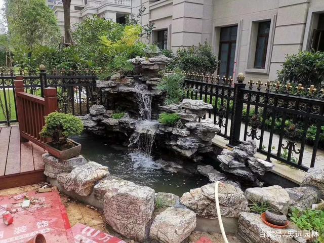 庭院假山魚池介紹