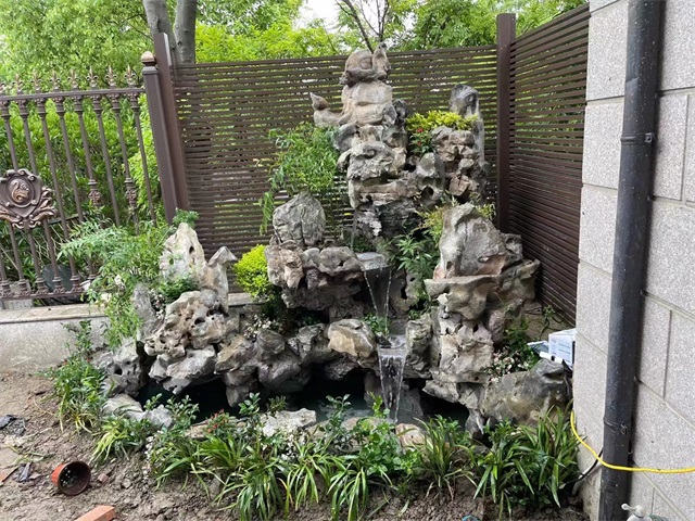 庭院假山魚池介紹