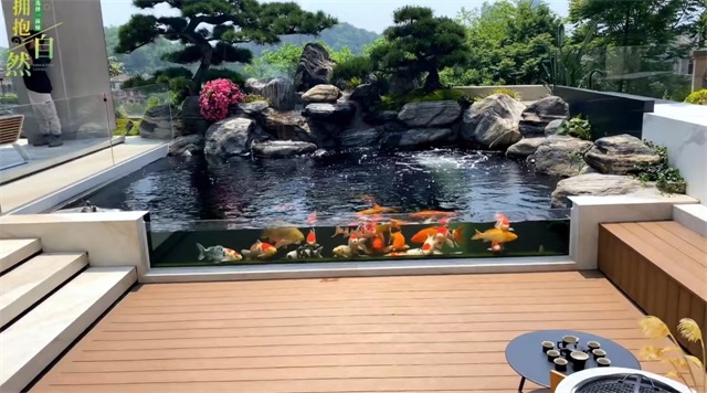 庭院花園魚池假山設(shè)計(jì)