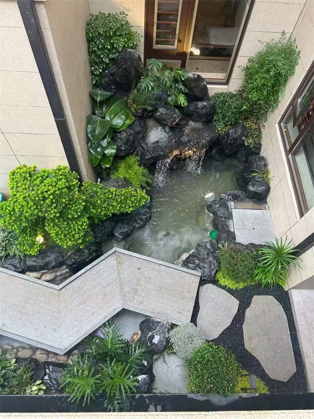 庭院魚池過濾池改造